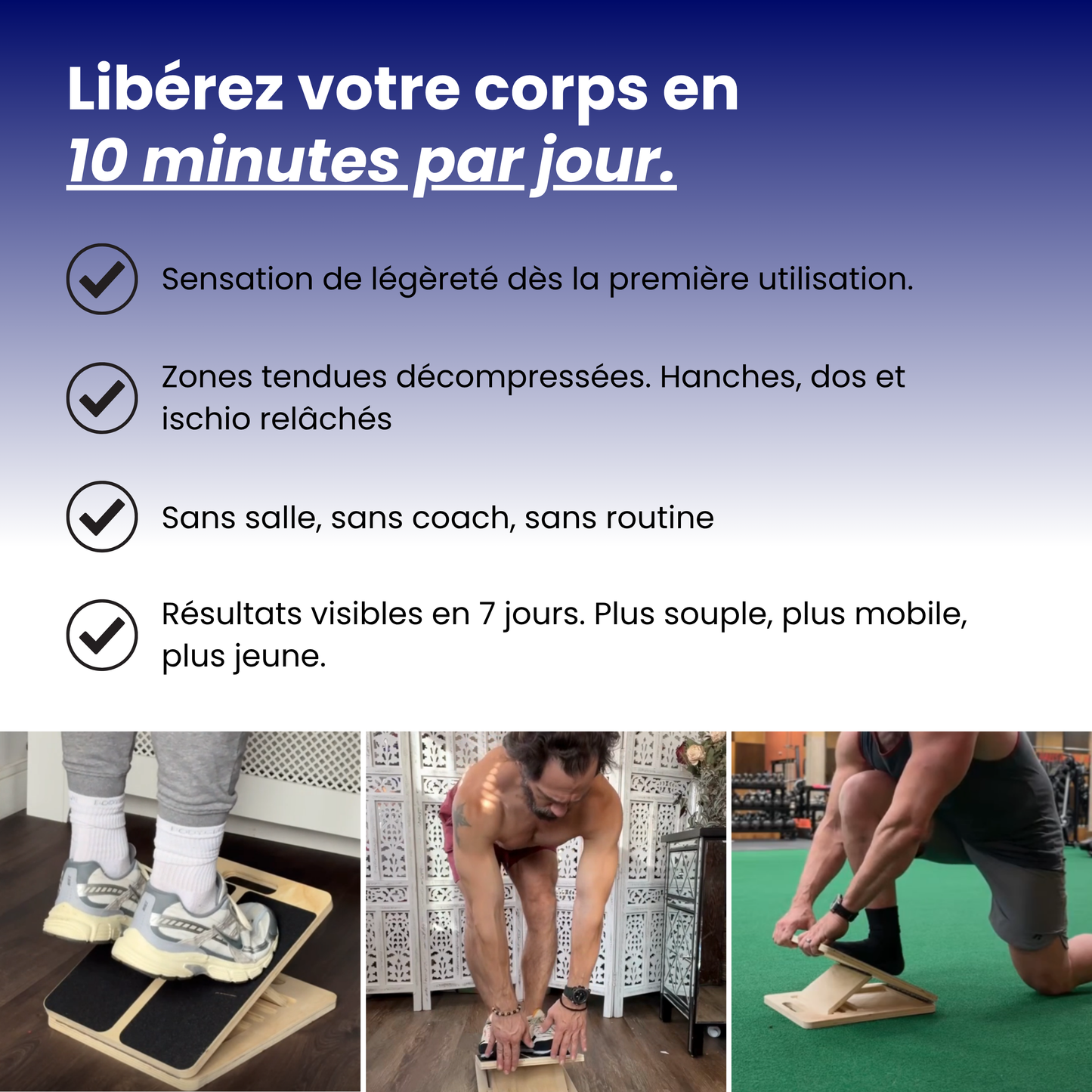 Planche de Stretching & Mobilité